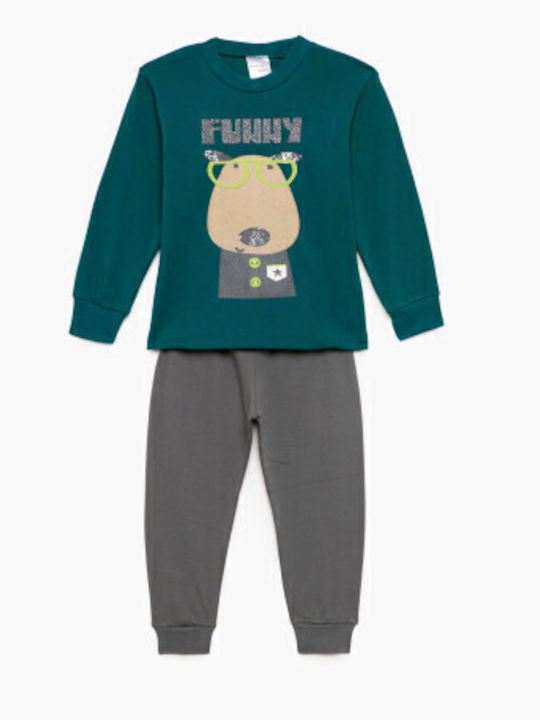 Pretty Baby Kids' Pajamas Winter Green