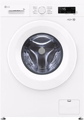 LG Πλυντήριο Ρούχων 8kg με Τεχνολογία Ατμού 1400 Στροφών 6 Motion F4X1008NWH