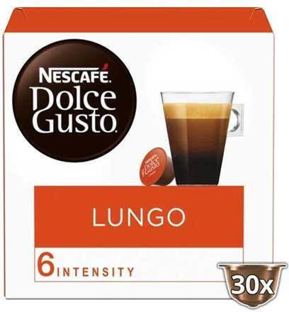 Nescafe Kapseln Espresso Kompatibel mit Maschine Dolce Gusto 30Mützen