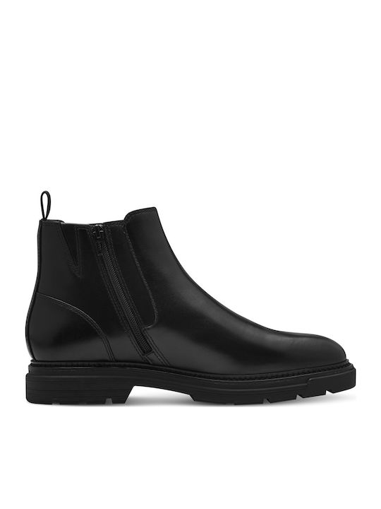 Leather Black Men's Boots Anatomical