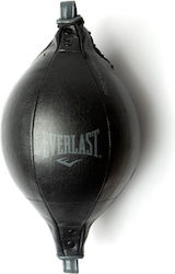 Everlast Double End Δερμάτινος Σάκος Ταχύτητας Μαύρος