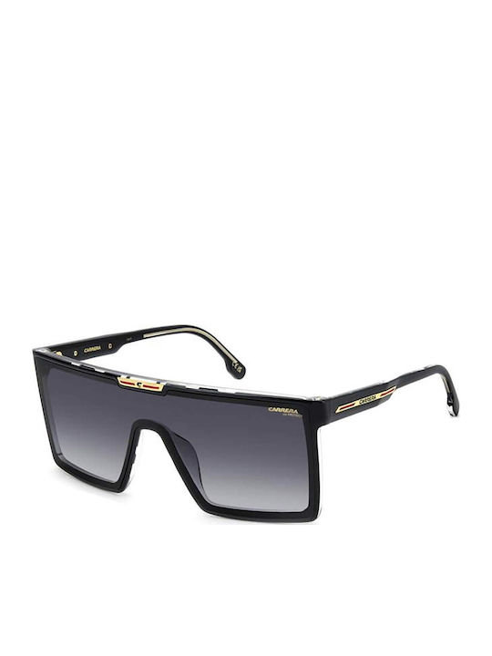 Carrera Men's Sunglasses with Black Plastic Frame and Gray Gradient Lens