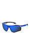 Polaroid Unisex Ochelari de soare cu Albastru Cadru și Albastru Polarized Lentilă PLD7055/S FLL/QG