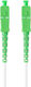 Lanberg Optical Fiber Cable SC/APC-SC/APC 10m White