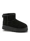 Stiefeletten Damen mit Pelz Schwarz