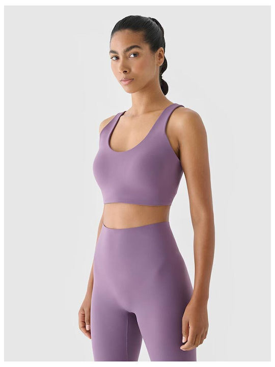 4F Women's Sports Bra without Padding Purple
