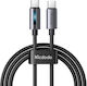 Mcdodo USB 2.0 Cable USB-C male - USB-C 100W PD Μαύρο 1.2m 196P16
