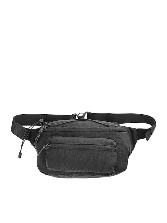 Herren Bum Bag Taille Schwarz