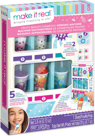 Make It Real Fruity Beauty Cosmetics Vending Machine Παιδικό Μακιγιάζ