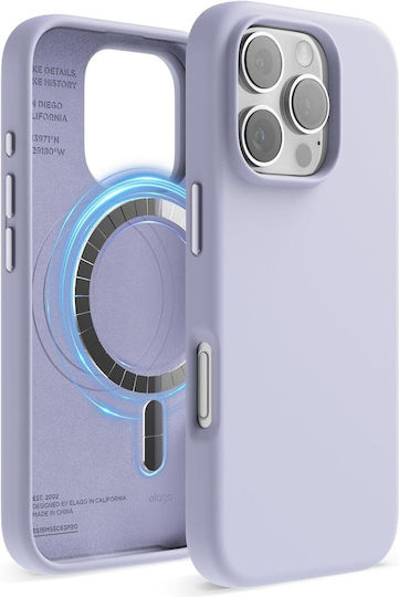 Elago Umschlag Rückseite Silikon 1.7mm Lila (iPhone 17 Pro / iPhone 16 Pro)