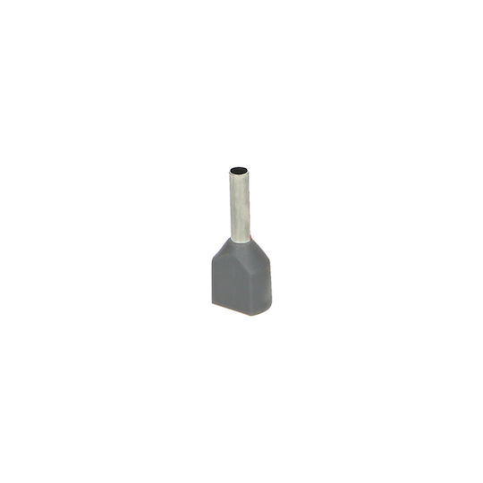 Orno Ακροδέκτης Μύτης Μόνωση 2.5mm² Γκρι 25 Τεμάχια Kk-8101 2,5 10 B2