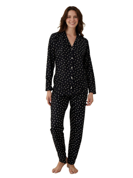 Boyraz Set Pijamale pentru Femei Negru