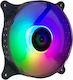 White Shark Comet Case Fan 120mm (1100rpm) with RGB Lighting and 4-Pin Molex Connection