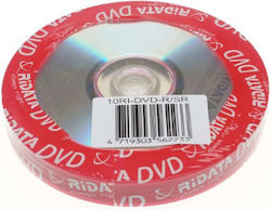 Ritek Εγγράψιμα DVD-R 700MB 10τμχ Ritek Εγγράψιμα DVD-R 700MB 10τμχ