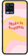 Realme 8 I Make It Hapen Black Glossy Θήκη