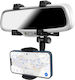 Car Holder Smartphone Mounting On Mirror 360° Rotating Black