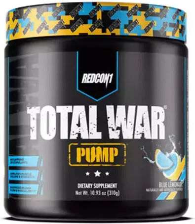 Redcon1 Total War Pump Hydromax & Rhodiola Besondere Nahrungsergänzungsmittel 304gr Blue Lemonade