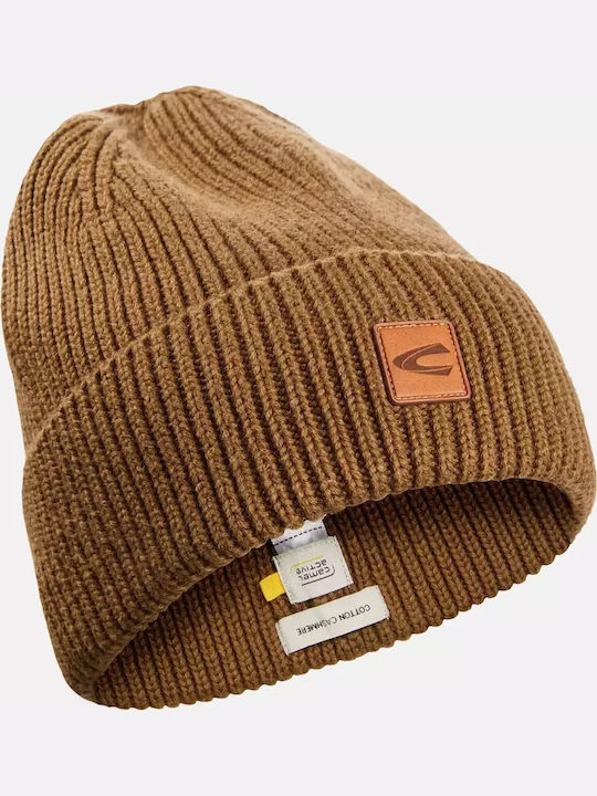 Beanie Ανδρικός Σκούφος Πλεκτός σε Καφέ χρώμα