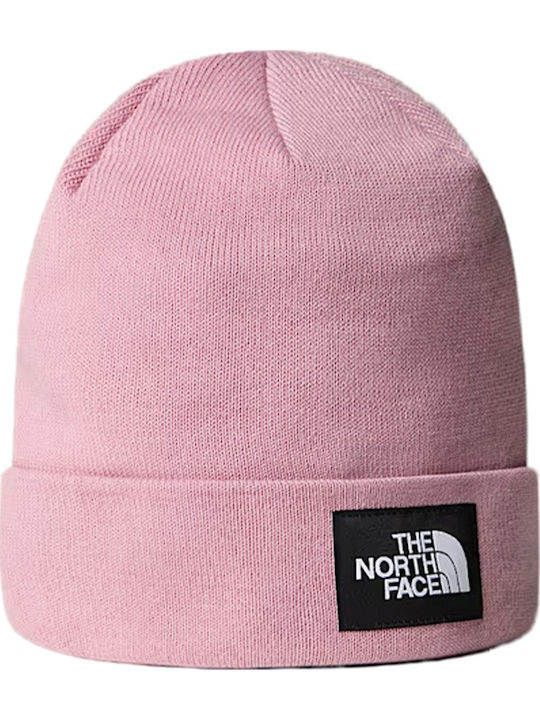 Dock Worker Recycled Beanie Unisex Beanie Knitted in Pink color