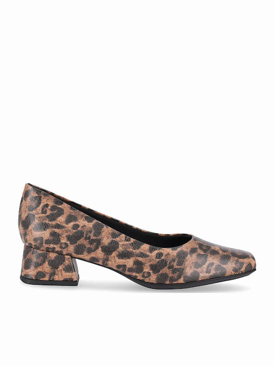 Piccadilly Anatomic Leopard Low Heels Animal Print 160055-57