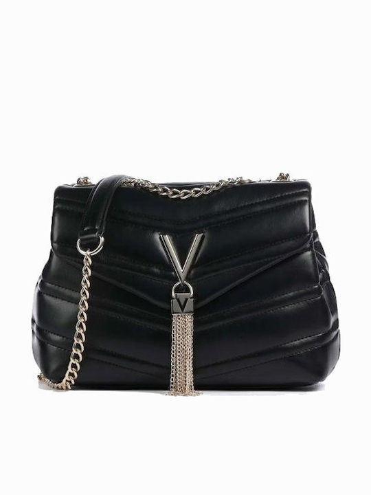 Leather Women's Shoulder Bag Black