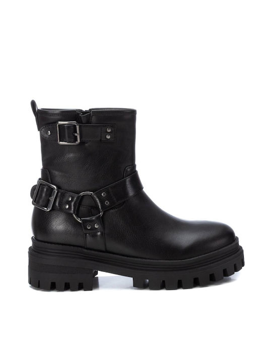 Xti Women's Biker Boots Black