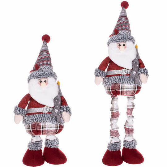 Plüsch Dekorativer Weihnachtsmann Rot