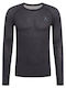 Odlo Performance Wool 140 Ανδρική Ισοθερμική Μακρυμάνικη Μπλούζα Μαύρη