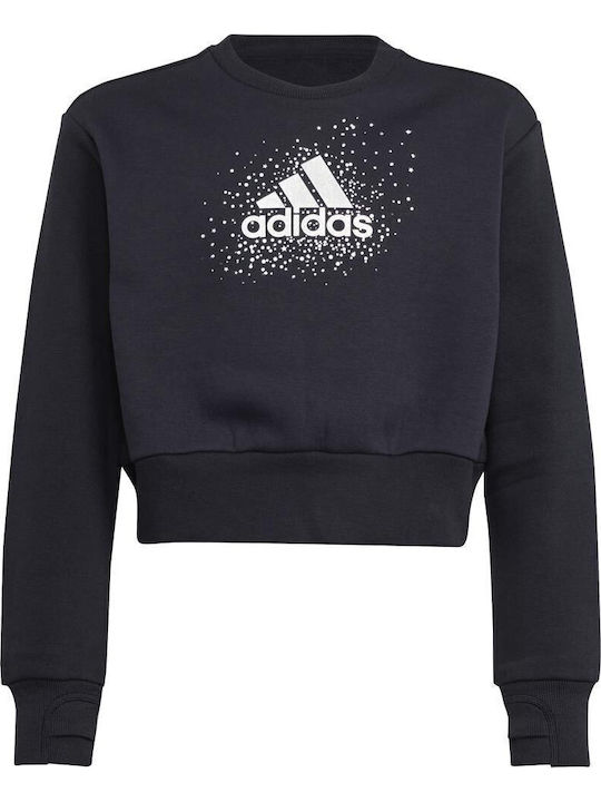 Полар Детски Суичър Черен Glam Crew Sweatshirt