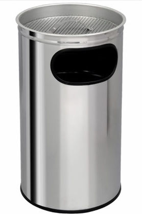 Silver Star Metallic Waste Bin 54lt Beige