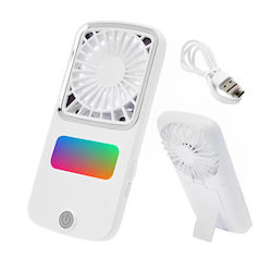 Handheld Fan with Lighting Multicolour 108952