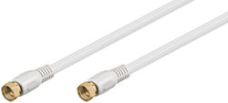 Goobay Καλώδιο Δορυφορικής F-Connector male - F-Connector male 2.5m (67291)