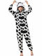 Pretty Lingerie Kinder Einteiliger Schlafanzug Winterlich Schwarz