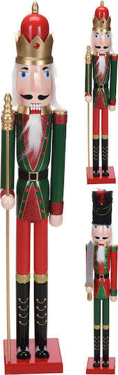 Weihnachts-Nussknacker Rot aus Hölzernes Höhe 106cm.