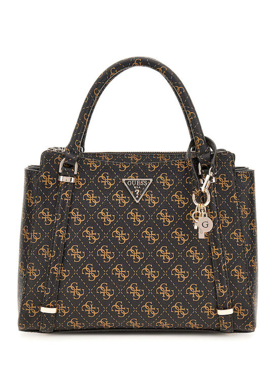 Guess Logo Damentasche Handtasche Braun HWEQG951006-BNL Skroutz