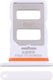 Υποδοχή Κάρτας Sim Λευκό για Xiaomi Poco X6 5G