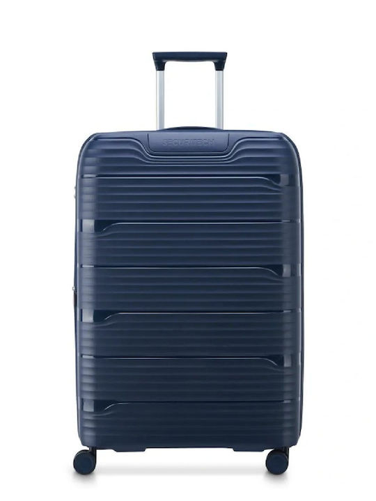 Securitech by Delsey Large Dune Blue Suitcase Securitech by Delsey Large Dune Blue Suitcase