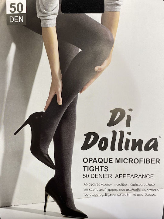 Dollina Οpaque Γυναικείο Καλσόν 50 Den Ανθρακί