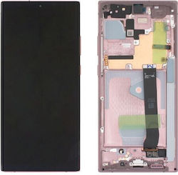 Samsung Екран с Рамка за SAMSUNG NOTE 20 ULTRA 4G / 5G N985 / N986 (Черен)