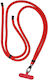 Swing (8mm) Neck Strap for Mobile Phones Red