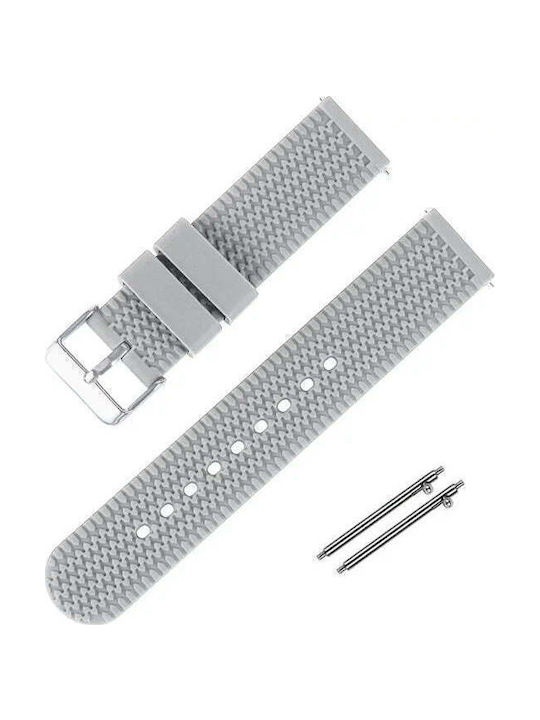 Gummi-Armband Gray 22mm
