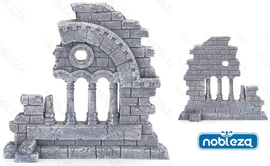 Ancient Castle Aquarium Decoration 14.5x3.5x13.5cm Nobleza 805142 Nobleza