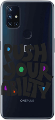 Oneplus Nord 10 Push Your Ability Transparent Silicone Tpu Θήκη