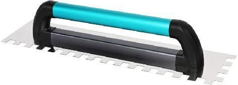 Bihui Σπάτουλα Inox Οδοντωτή 480x120mm με Μεταλλική Λαβή PTSM15
