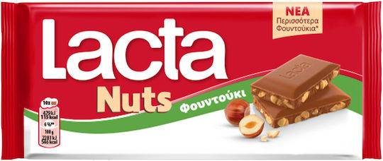 Lacta Nuts Chocolate Milk Hazelnut 85gr