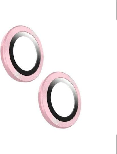 Kameraschutz Gehärtetes Glas Pink für das iPhone 15, iPhone 15 Plus