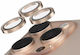 PanzerGlass Optic Rings Camera Protection Tempered Glass Gold for the iPhone 16 Pro, iPhone 16 Pro Max SAFE95895