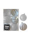 Hängendes Kugel Ornament Ornament Weiß 6cm Set 6Stück