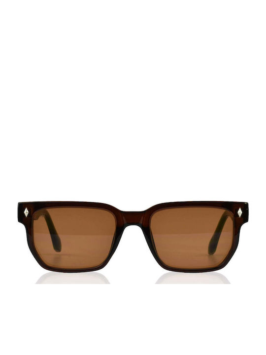 Red Raven Dante Unisex Γυαλιά Ηλίου με Καφέ Κοκ...