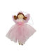Hängendes Ballerina Ornament Metallisch Rosa